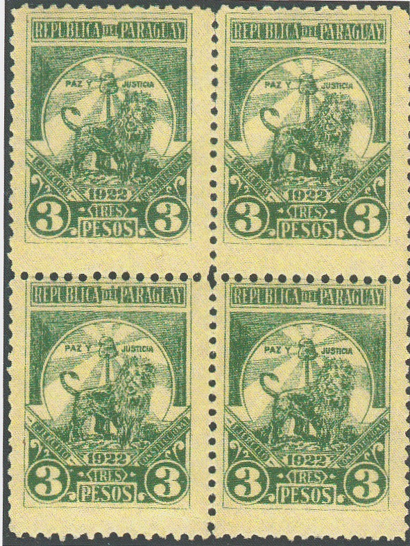 1922 3 pesos unissued revolutionary stamp