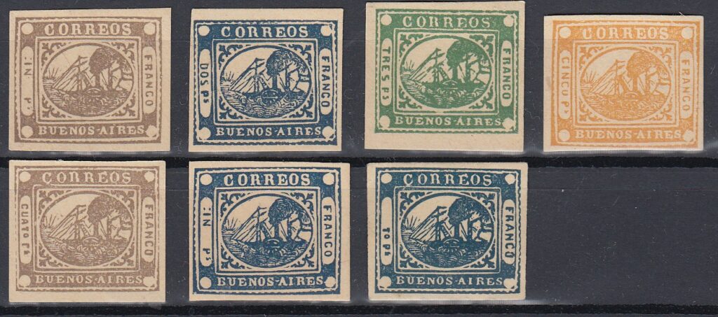 Buenos Aires stamp forgeries