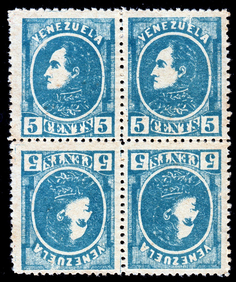 Venezuela 1880 Scott 68 forgery