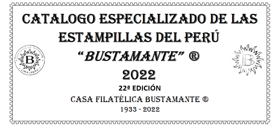 Bustamante Peru Specialized Catalogue